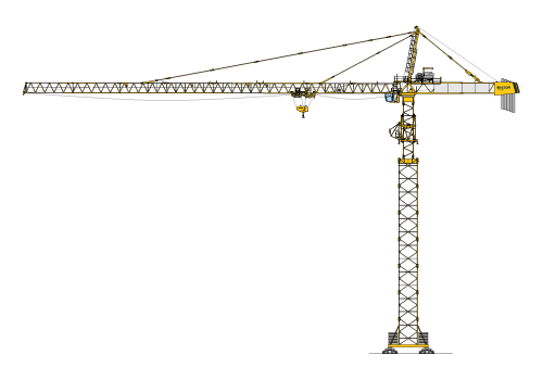 POTAIN MD 2200 Topbelt 30 Cranes with 0-50 HP Range & Has Cranes Type